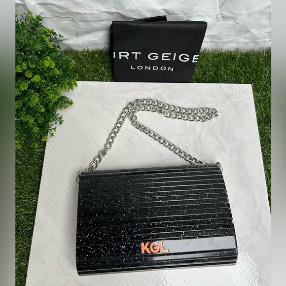 Crystal Embellished Party
Clutch/Color: Charcoal 
Kurt Geiger London
$120 NEW - Picture 9 of 16